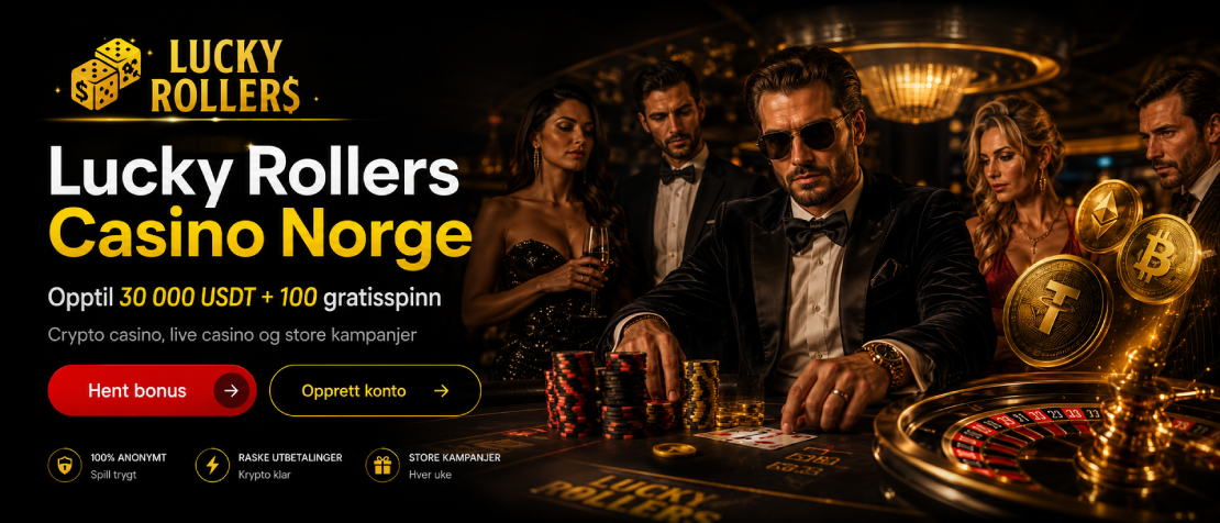 LuckyRollers Casino Norge